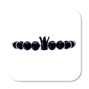 Black Crown Onyx Bracelet