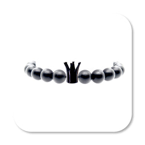 Black Crown Onyx Bracelet