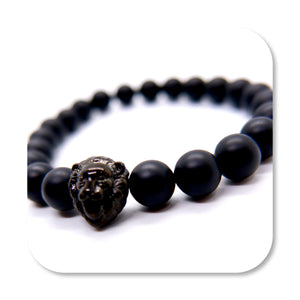 Black Lion Onyx Bracelet