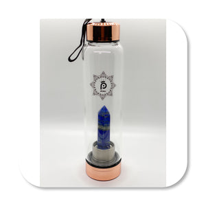 Lapis Lazuli Crystal Elixir Water Bottle