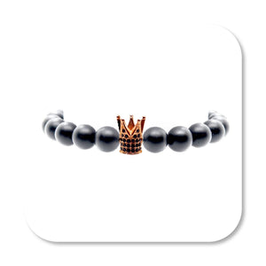 Rosegold Royal Onyx Bracelet